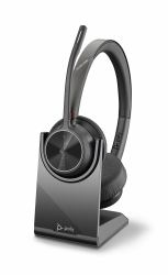 HP Poly Poly Voyager 4320 UC Auricolare Wireless A Padiglione Ufficio USB tipo-C Bluetooth Base di ricarica Nero 