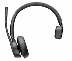 HP Poly Cuffie Poly Voyager 4310 UC monoaurali + adattatore USB-A BT700 + supporto per ricarica 