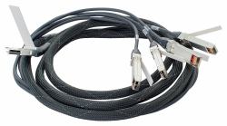 HPE BladeSystem c-Class 40G QSFP+ to 4x10G SFP+ 3m Direct Attach Copper Splitter Cable 