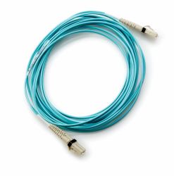 HPE LC to LC Multi-mode OM3 2-Fiber 50.0m 1-Pack Fiber Optic Cable 
