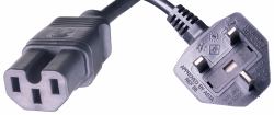 HPE Networking 2.5M C15 to BS 1363/A Power Cord 