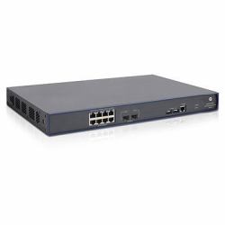 HPE 830 8-port PoE+ Unified Wired-WLAN Gestito L3 Gigabit Ethernet [10/100/1000] Supporto Power over Ethernet [PoE] 1U Nero 