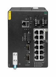 HPE Aruba Networking CX 4100i 12p 1GbE 8p Class4 PoE and 4p Class6 PoE 2p SFP+ DIN Mount Switch 