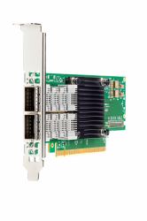 HPE InfiniBand HDR/Ethernet 200Gb 2-port QSFP56 PCIe4 x16 MCX653106A-HDAT Adapter 