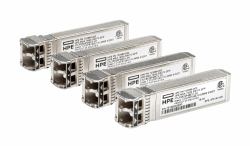 HPE MSA 16Gb SFP+ Short Wave Fibre Channel 4-pack Transceiver Bundle 