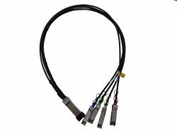 HPE 100GbE QSFP28 to 4x25GbE SFP28 1m Direct Attach Copper Cable 