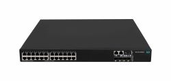 HPE Networking Comware Switch 24 10/100/1000BASE-T 4 10G/1G BASE-X SFP+ 1 Exp 2 Fan Tray 2 PS 5520HI 