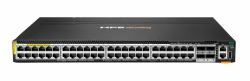 HPE Networking CX6300M 48p Smart Rate 10G PTP/AVB Class8 PoE 4320W 4p QSFP28 100G MACsec Sw 