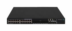 HPE Networking Comware Switch 24p SFP 1G 4p SFP+ 1G/10G 1-slot 2xFan 2xPSU TAA 5520HI 