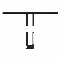 Hagor 2287 kit di fissaggio Nero 