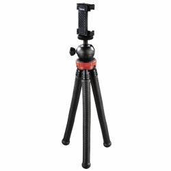 Hama "FlexPro" treppiede Smartphone/fotocamera di azione 3 gamba/gambe Nero, Rosso 