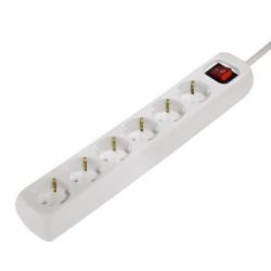 Hama 00121915 protezione da sovraccarico Bianco 6 presa[e] AC 230 V 3 m 