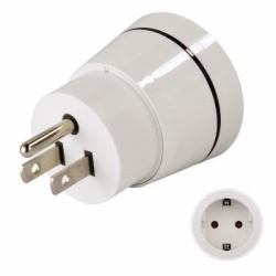Hama 00121994 adattatore per presa di corrente Bianco 