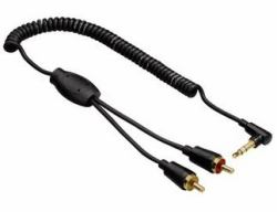 Hama 0.75m 2 x RCA - 3.5mm m/m cavo audio 0,75 m Nero 
