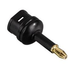 Hama Toslink - 3.5mm F/M Nero 