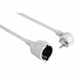 Hama 5m, H05VV-F prolunghe e multiple 1 presa[e] AC Bianco 