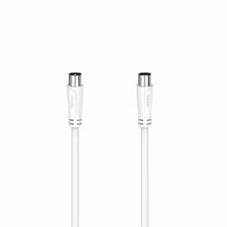 Hama 00205050 cavo coassiale 15 m Bianco 