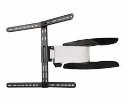 Hama Supporto per LCD "Full Motion", max 65", per TV curvi, inclinabile, 2 snodi, estensibile, nero/grigio 