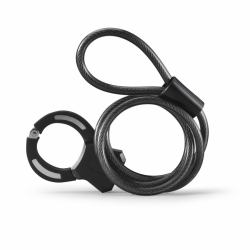 Hama 00178159 antifurto per bicicletta Nero 1200 mm 