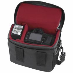 Hama Borsa per fotocamera Valletta 130, [20x11x17 cm], Nero 