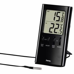Hama T-350 Termometro da ambiente elettronico Interno Nero 