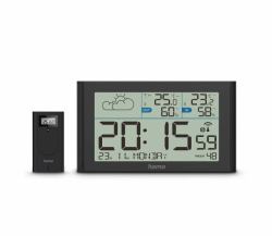 Hama 00222216 stazione meteorologica digitale Nero Batteria 