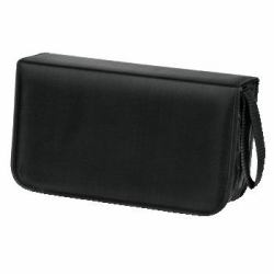Hama CD Wallet Nylon 120, black 120 dischi Nero 