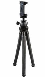 Hama Mini Treppiedi con gambe a snodo per Smartphone, Gopro e fotocamera, 27 cm, nero 