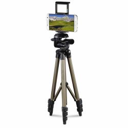 Hama Treppiedi per Foto, Smartphone, Tablet, testa 3D, altezza 36,5/106 cm 