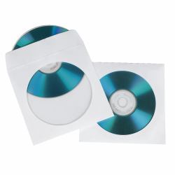 Hama CD Paper Sleeves, white, 100 pcs/Pack 1 dischi Bianco 