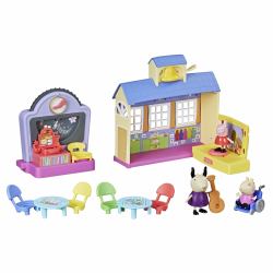 Hasbro Peppa Pig - La Scuola di , playset con frasi e suoni, per bambini di età prescolare dai 3 anni in su 