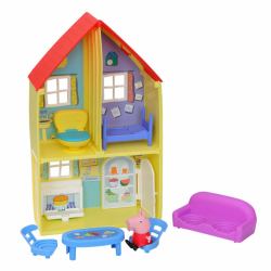 Hasbro Peppa Pig La Casa di , include action figure di e 6 accessori divertenti, giocattolo per età prescolare dai 3 anni in su 