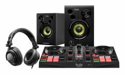 Hercules DJLearning Kit MK2 Mixer con controllo DVS [Digital Vinyl System] 2 canali Nero 