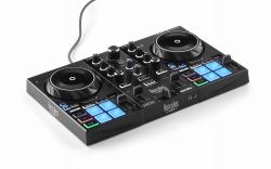 Hercules Inpulse 200 MK3 Mixer con controllo DVS [Digital Vinyl System] 2 canali Nero 
