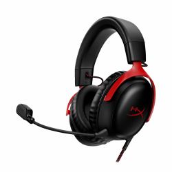 HyperX Cloud III – Cuffie da gaming [nero-rosso] 