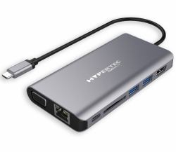 Hypertec ProDock HYP-USBCPD-L2 replicatore di porte e docking station per laptop Cablato USB 3.2 Gen 1 [3.1 Gen 1] Type-C Argento 