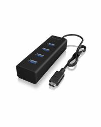 ICY BOX IB-HUB1409-C3 USB 3.2 Gen 1 [3.1 Gen 1] Type-C 5000 Mbit/s Nero 