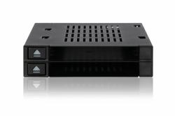 ICY BOX Icy Dock MB522SP-B docking station per unità di archiviazione Nero 