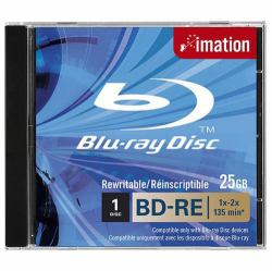 Imation BD-RE SL, 1x-2x, 25GB, Jewelcase 1 pz 