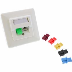 InLine Tappo antipolvere per presa RJ45, colore: nero, blister da 100pz. 