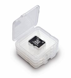 Integral INMSDQUADBOX custodia per scheda di memoria 4 schede Trasparente 