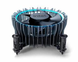 Intel Laminar RM1 Processore Raffreddatore d'aria Nero, Blu 
