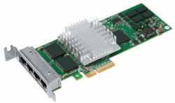 PCI Adapt. w. High Profile Bra - **Refurbished** - INTEL PRO1000PT 1GBit 4xRJ45 NIC Quad Port Server Adapter PCI-Express bulk LP - Warranty: 12M