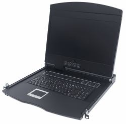 Intellinet 508117 console a rack 48,3 cm [19"] 1920 x 1080 Pixel Nero 1U 