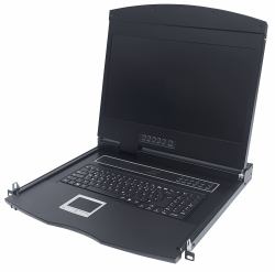 Intellinet 508162 console a rack 48,3 cm [19"] 1920 x 1080 Pixel Nero 1U 