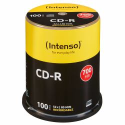 Intenso CD-R 700MB 52x 100 pz 