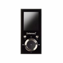 Intenso Lettore MP3 Video Scooter BT 64 GB – Bluetooth 5.0, display LCD da 1,8", USB-C, lettore di schede microSD, autonomia 18 ore, lettore musicale e video, nero 
