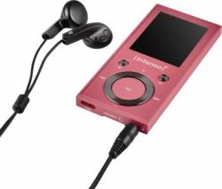 Intenso Video Scooter BT MP3-Player 64 GB - Bluetooth 5.0, Display LCD da 1,8", USB-C, lettore di schede microSD, 18 ore di autonomia, lettore musicale e video, Rosa 