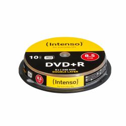 Intenso DVD+R 8.5GB, DL, 8x 8,5 GB DVD+R DL 10 pz 