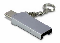 Inter-Tech 88885469 lettore di schede USB 2.0 Type-A/Type-C Interno Zinco 